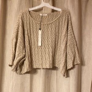 Mustard Seed sweater top, size med, NWT